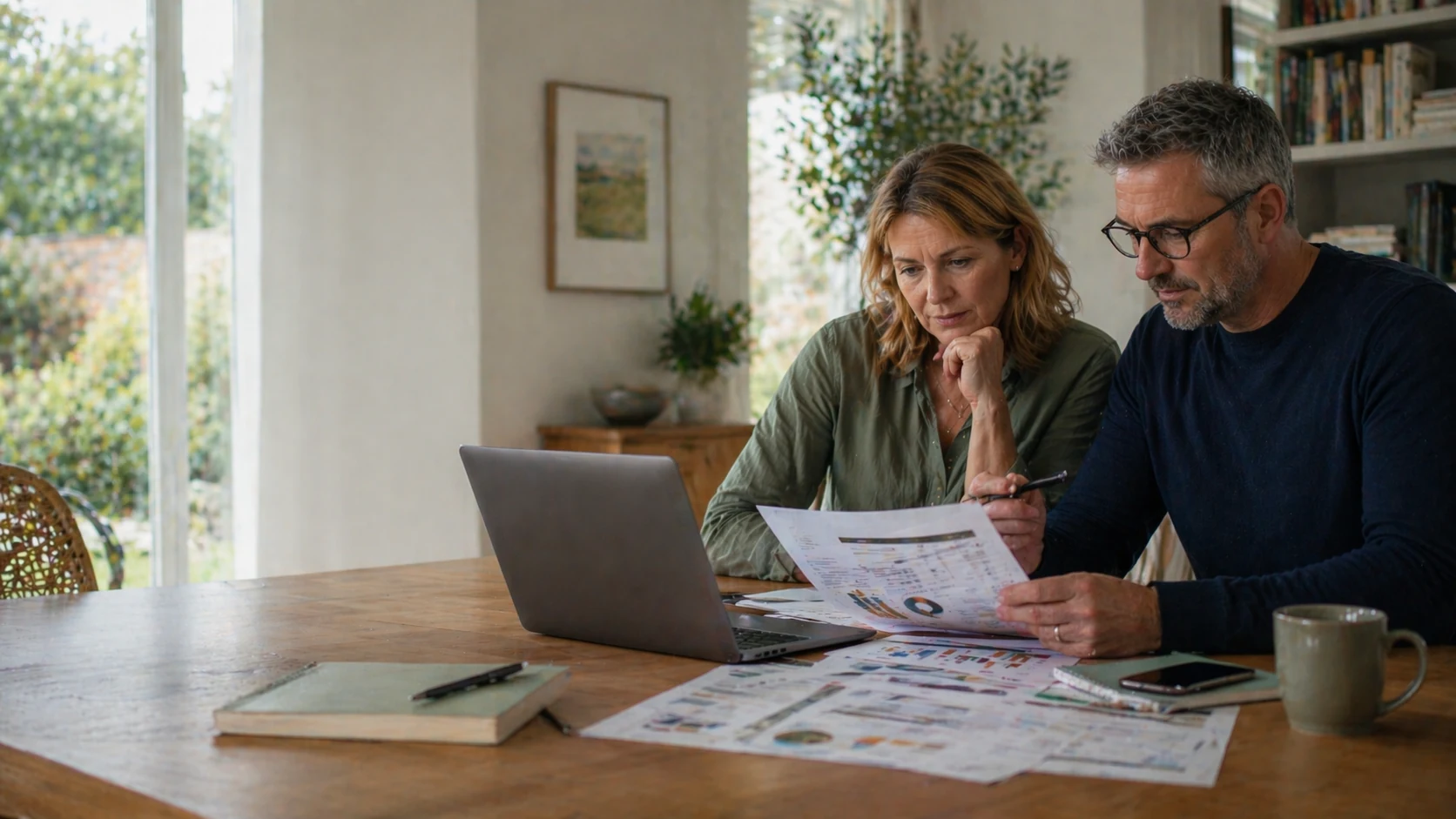 Family reviewing a personalised care home shortlist together